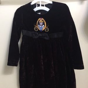 Cinderella Purple Velvet Girls Dress